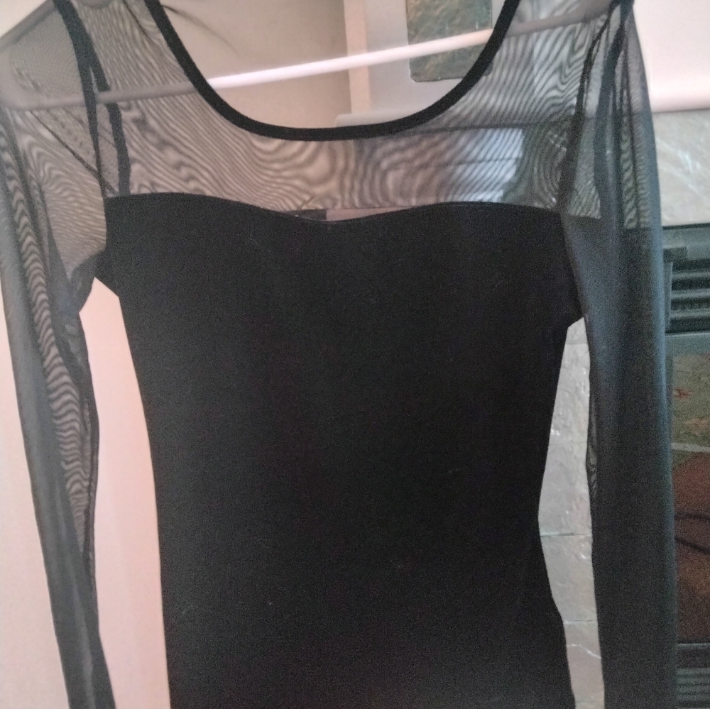 Stretch velvet top